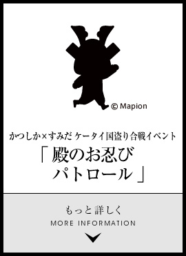 かつしか×すみだ ケータイ国盗り合戦イベント「殿のお忍びパトロール」